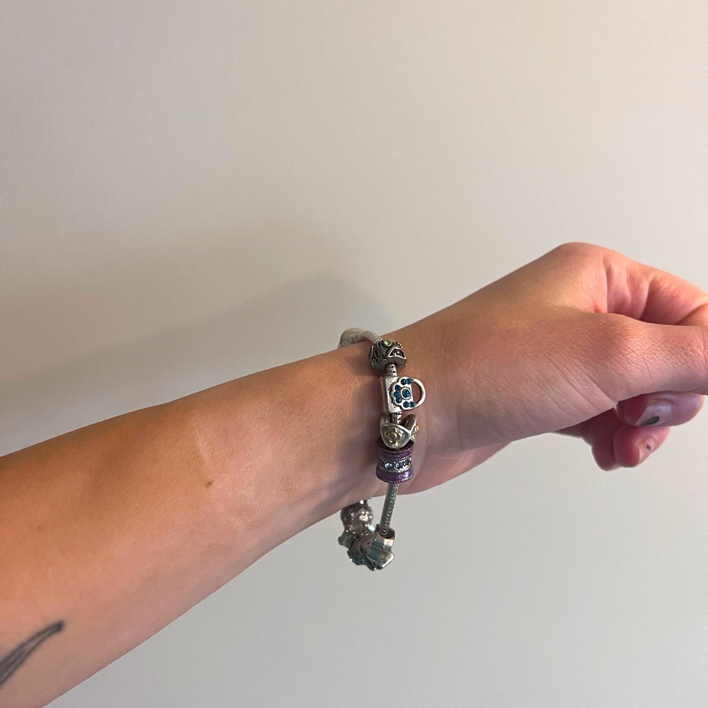 Knock off Pandora style charm bracelet